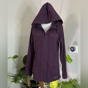 Eddie Bauer Women’s Medium Travex Purple Jacket EUC